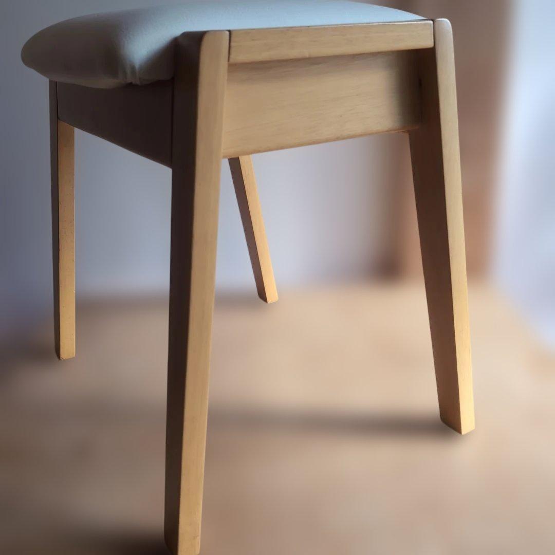 スツール ２脚セット ナチュラル スタッキングチェア 北欧 ベルメゾン