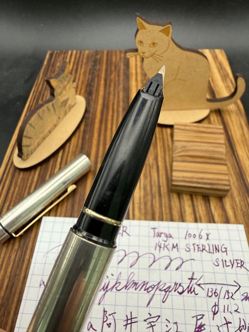 SHEAFFER 万年筆 タルガ 1006X STERLING SILVER