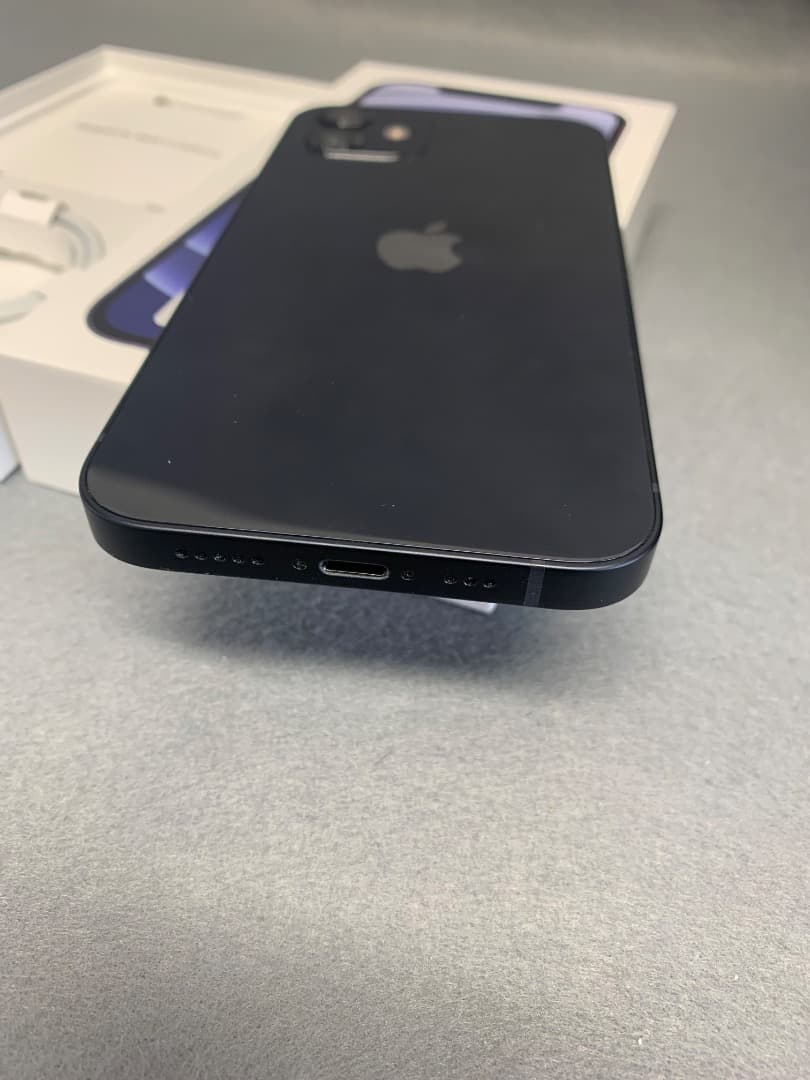 美品　国内版　SIMフリー　iPhone12 64GB ブルー色