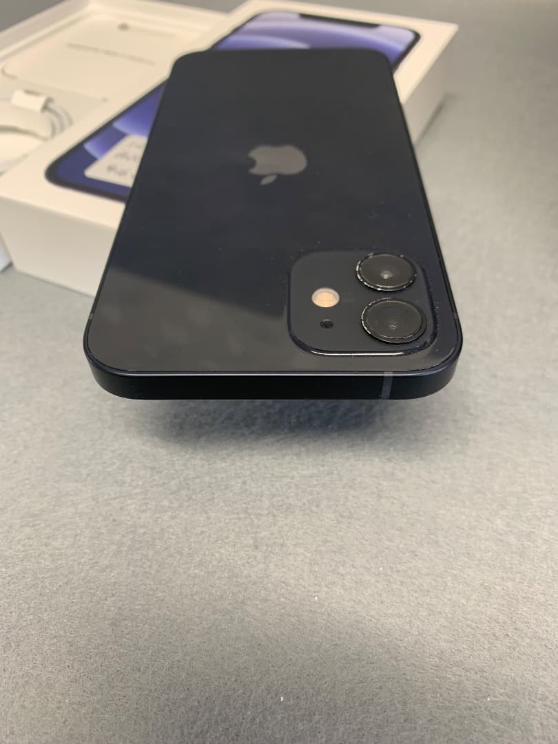 美品　国内版　SIMフリー　iPhone12 64GB ブルー色