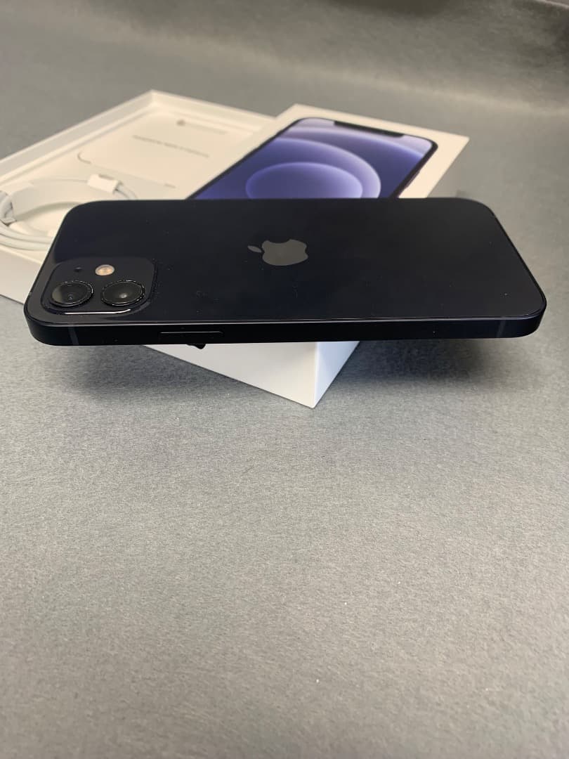 美品　国内版　SIMフリー　iPhone12 64GB ブルー色