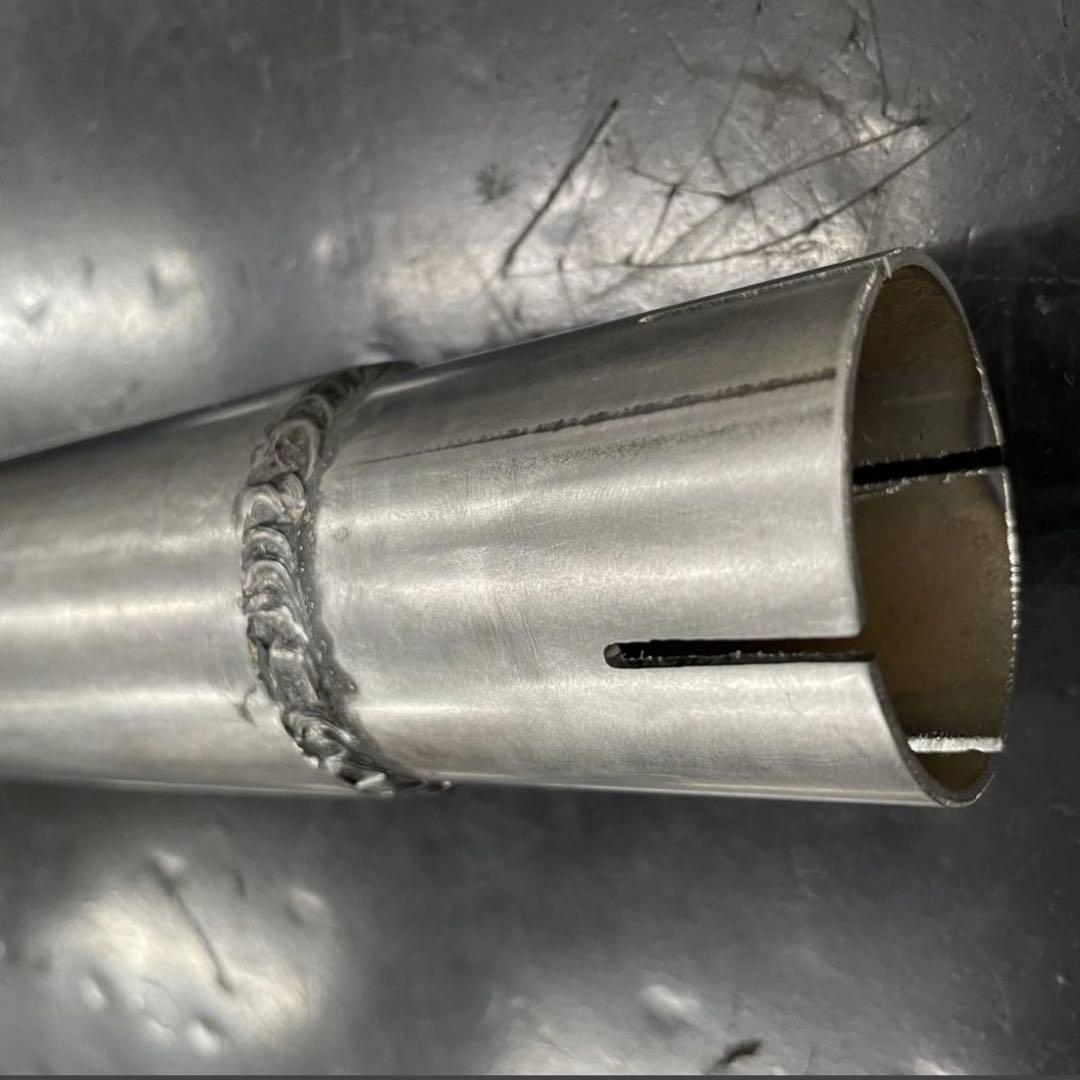 り*様 SR400 ワンオフヨシムラ風ショート菅　スリップオン　ポン付け