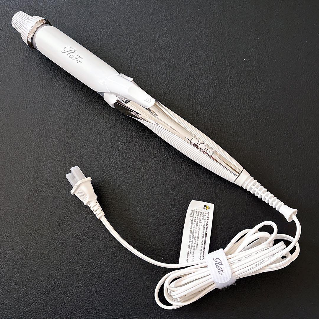 箱付 リファ ビューテック カールアイロン ホワイト 32mm RE-AF00A