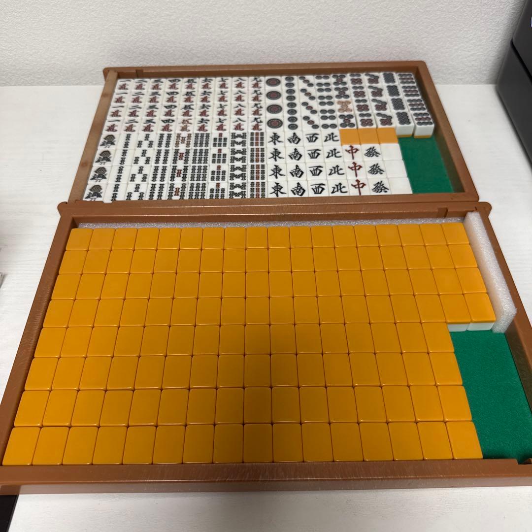 全自動麻雀卓用　麻雀牌26ミリ ２面セット　黄各136枚