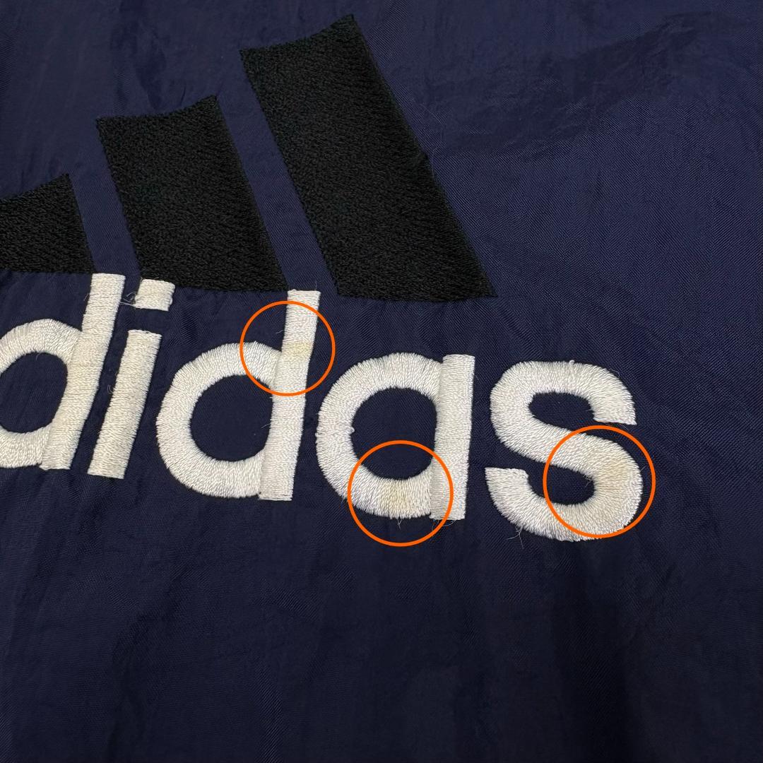 JQ103《常田大希さん着用》アディダス　プルオーバー　刺繡ロゴ　サイドデザイン