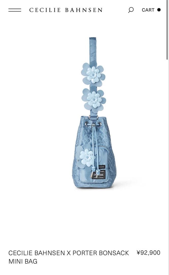 バッグ CECILIE BAHNSEN PORTER BONSACK MINI BAG