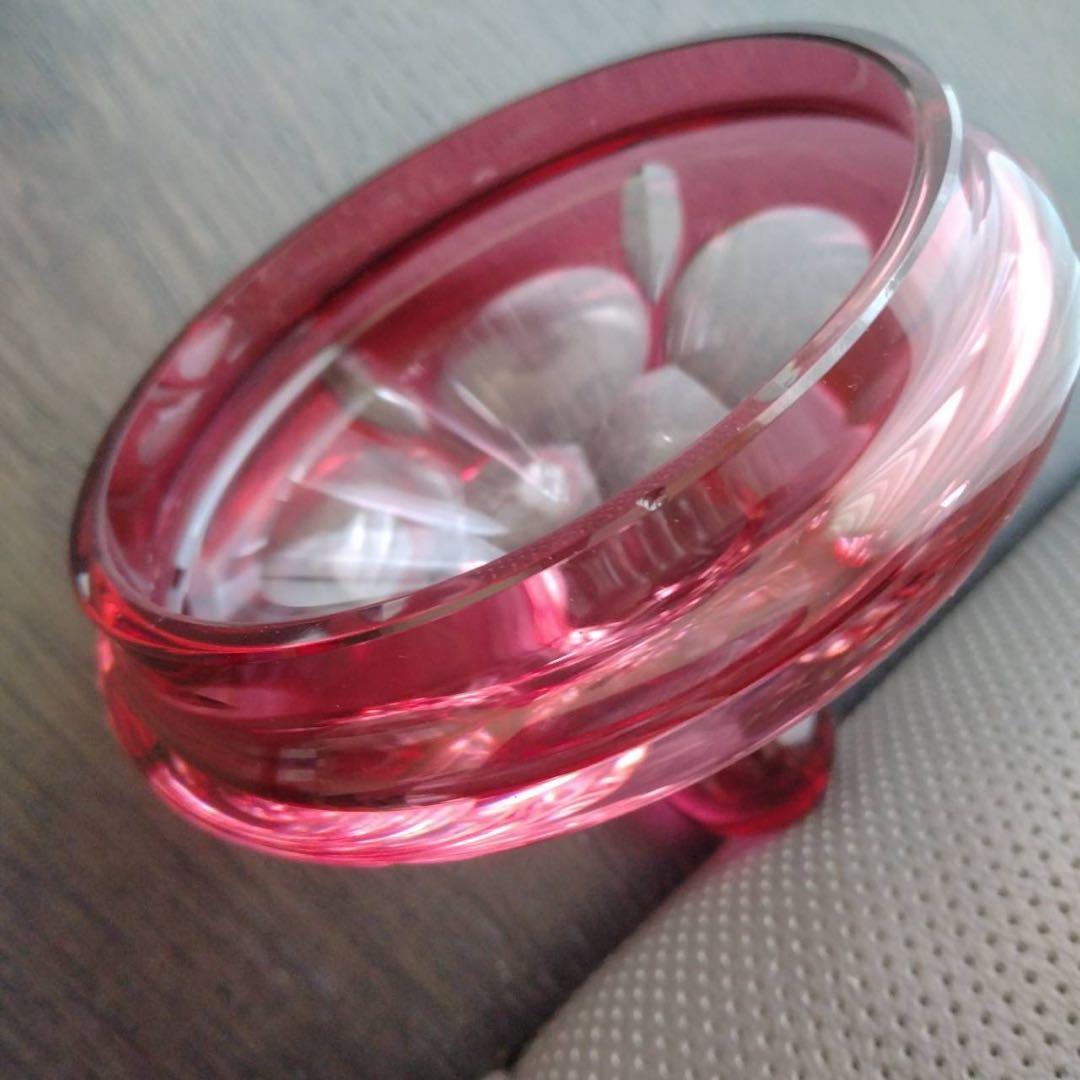 kagami 江戸切子 カガミクリスタル 菓子入れ キャンディ ポット