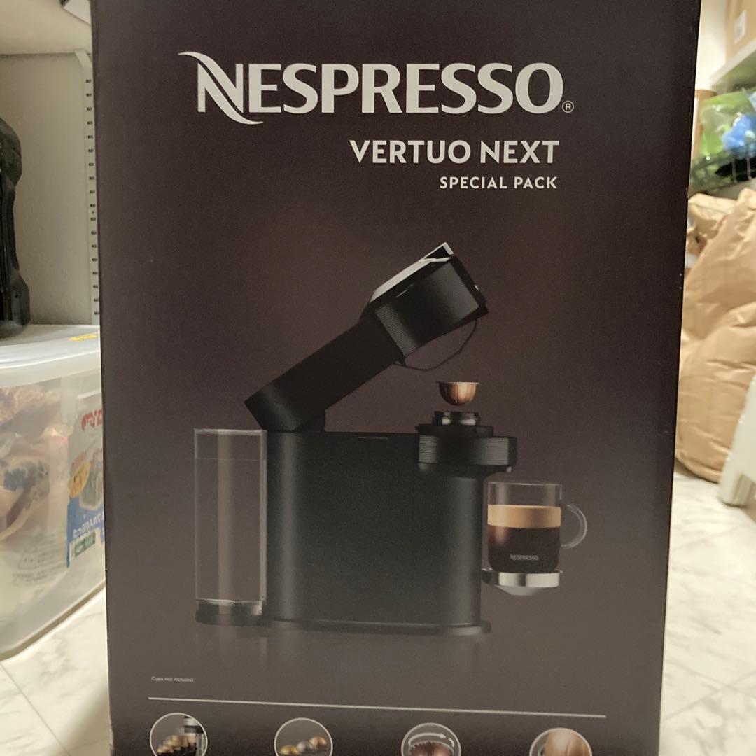 コーヒーメーカー・エスプレッソマシン NESPRESSO GCV1-BK-W BLACK