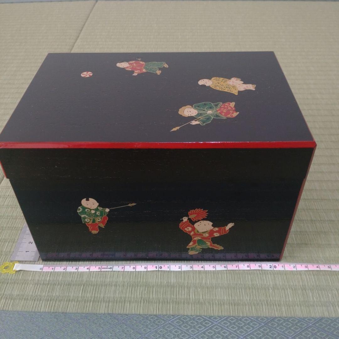 【美品】茶道具セット 利休茶箱　桐木地本漆塗