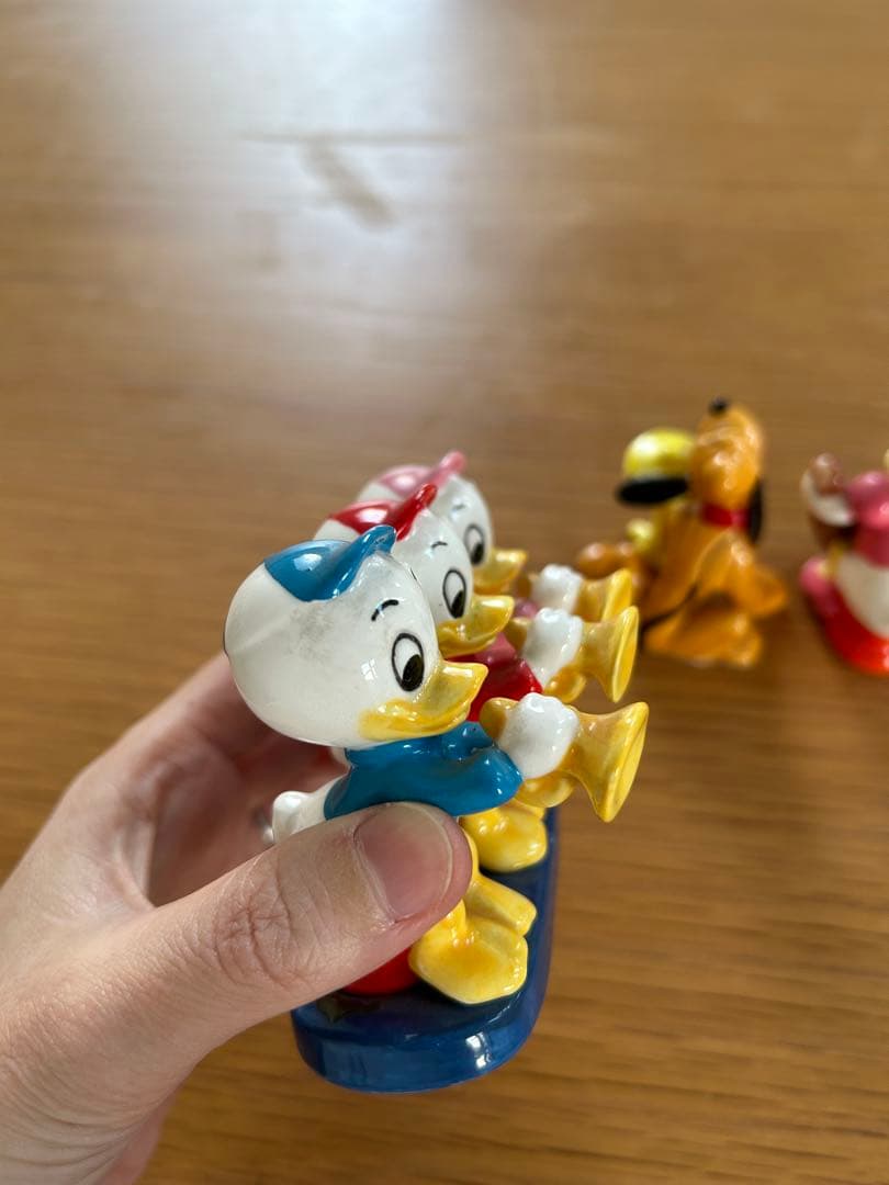 ヴィンテージ　ミッキーマウスレビュー 陶器　置物　10体