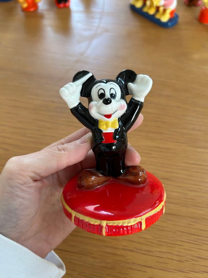 ヴィンテージ　ミッキーマウスレビュー 陶器　置物　10体