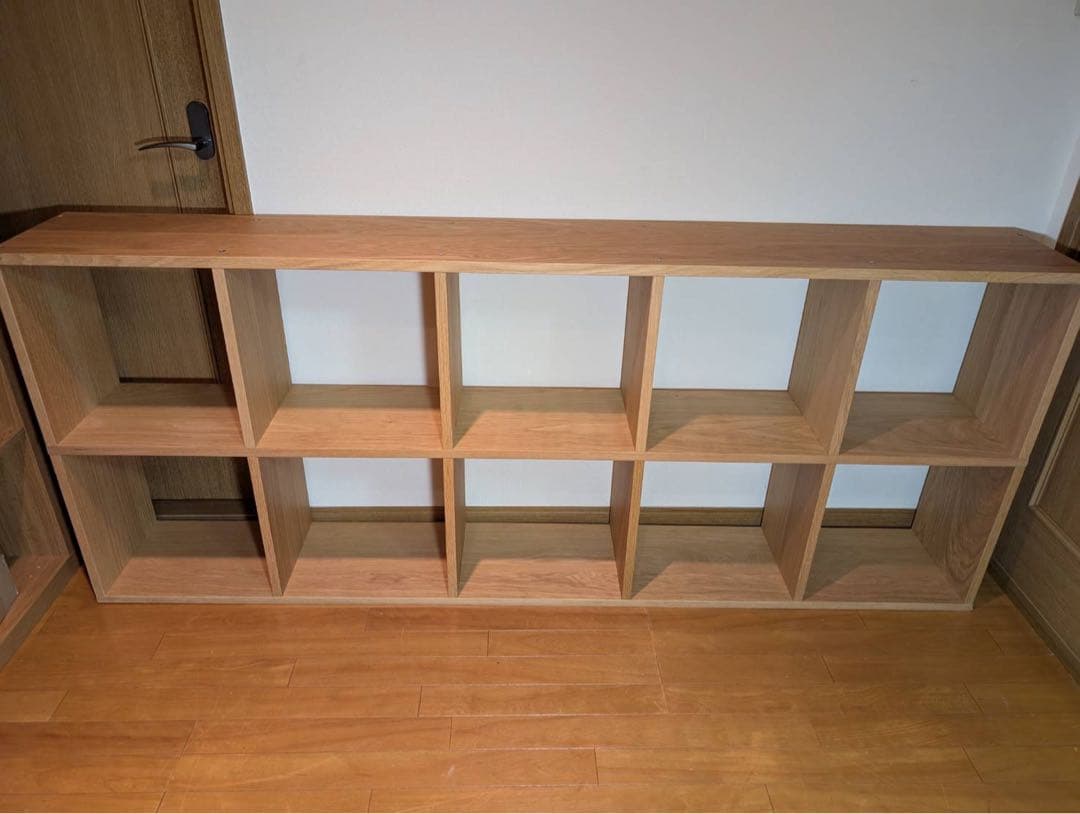 ■送料込■無印良品 スタッキングシェルフ オーク材 木製棚 家具 収納