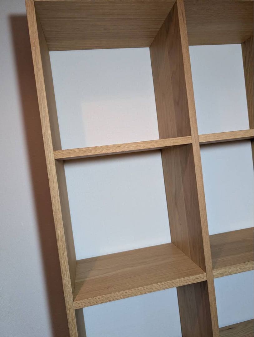 ■送料込■無印良品 スタッキングシェルフ オーク材 木製棚 家具 収納