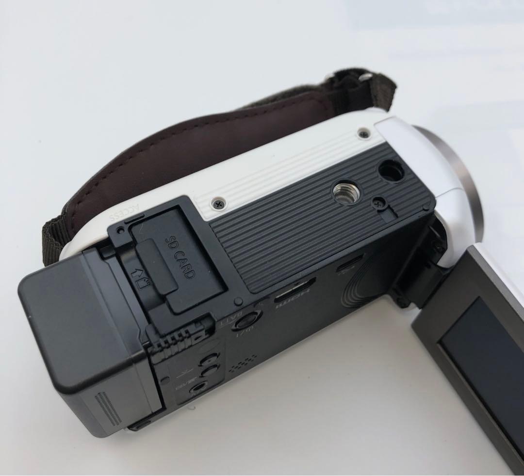 パナソニック HDビデオカメラ V360M 高倍率90倍ズーム ホワイト