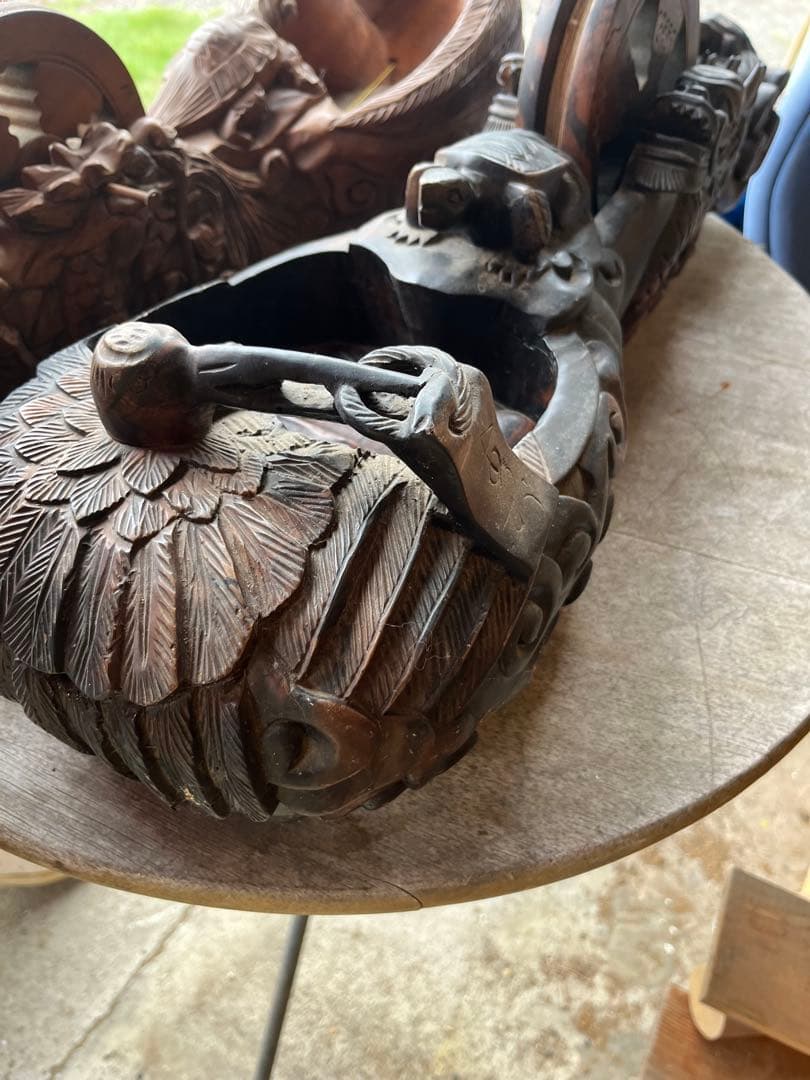 墨壺　大きい　巨大