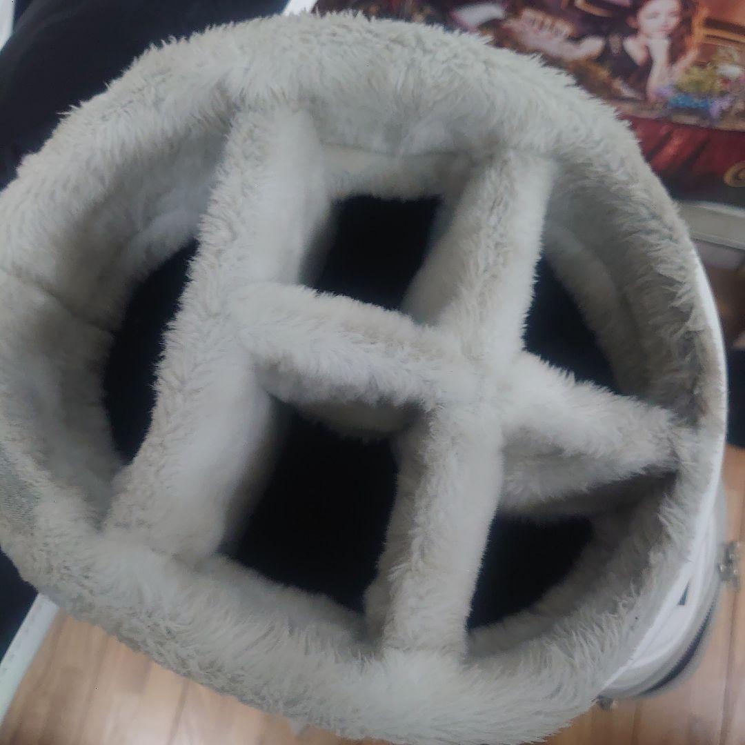 パーリーゲイツキャディバック　エナメルホワイト　正規品