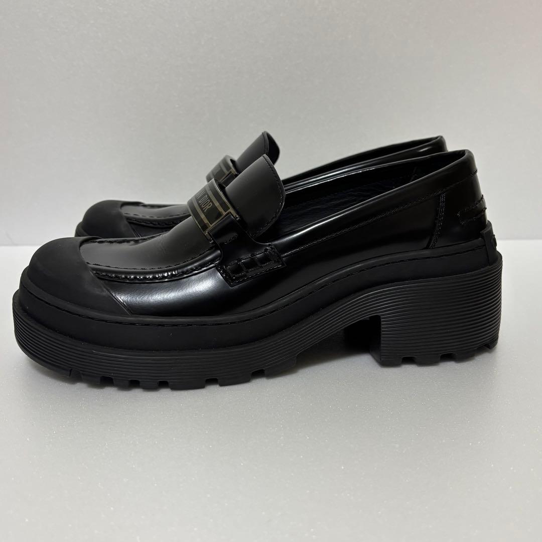 【未使用】CHRISTIAN DIOR ブラックローファー