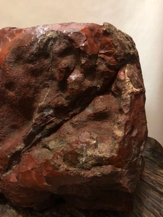 佐渡銘石　赤玉石　赤石　85kg