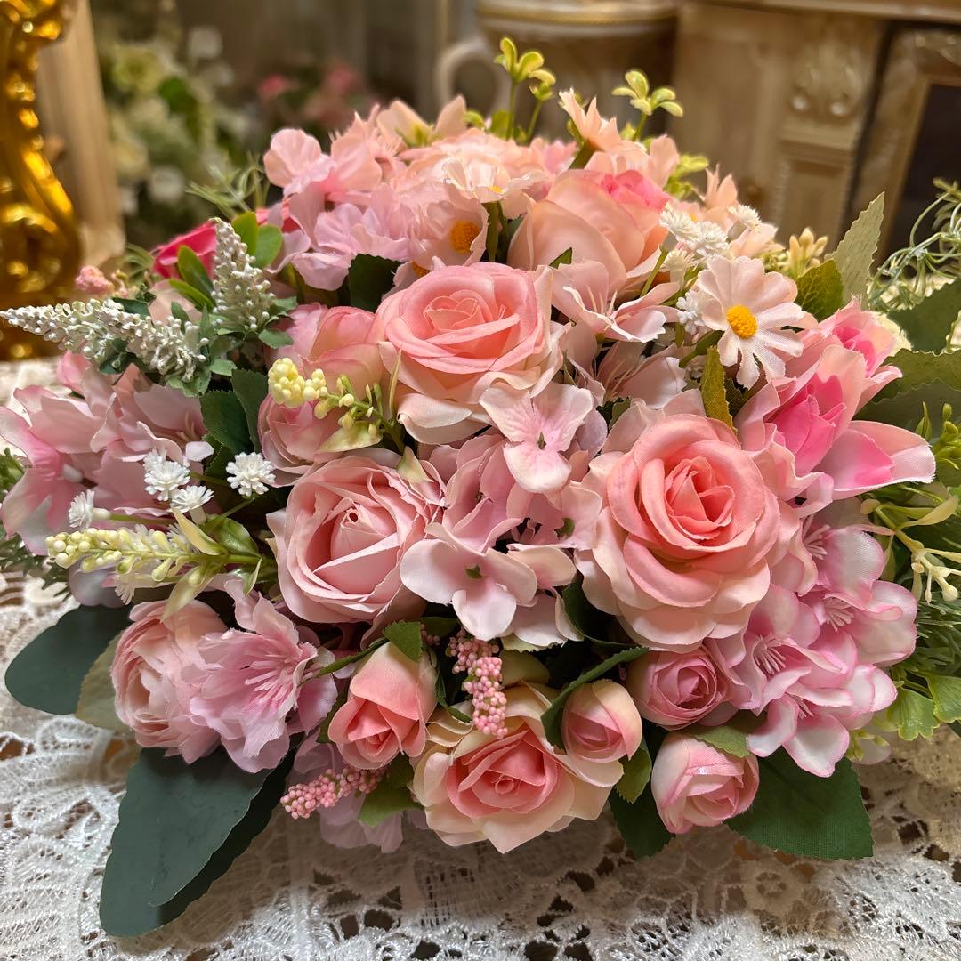 高砂装花 サイドテーブルフラワー みるきぃままです