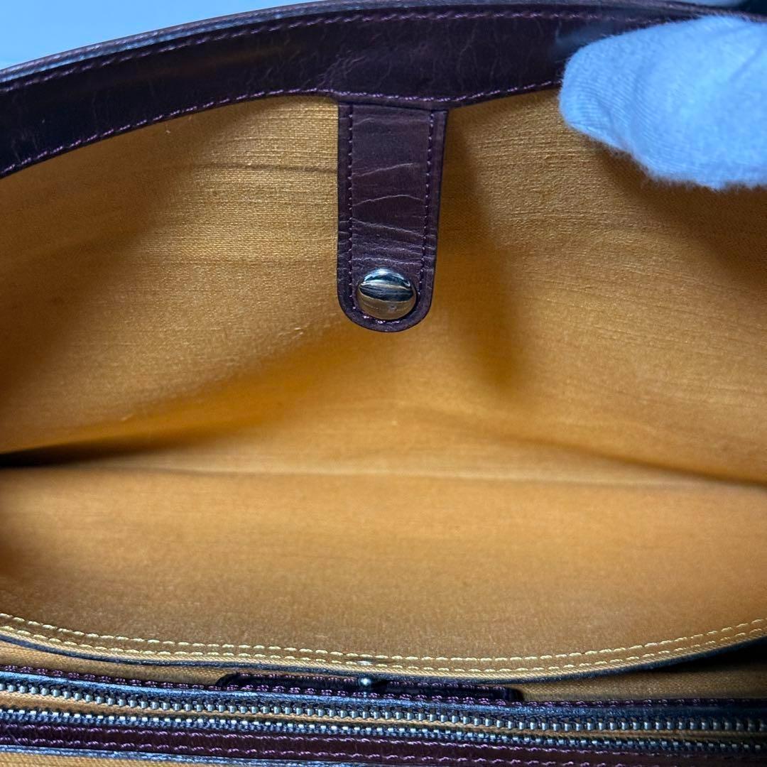 美品✨ソメスサドル　新喜皮革　コードバン　ビジネス　ハンドバッグ　超希少モデル