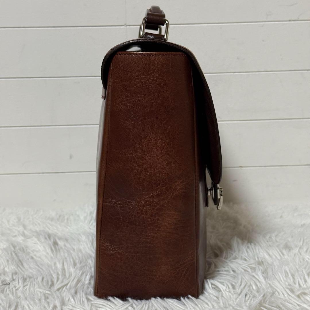 美品✨ソメスサドル　新喜皮革　コードバン　ビジネス　ハンドバッグ　超希少モデル