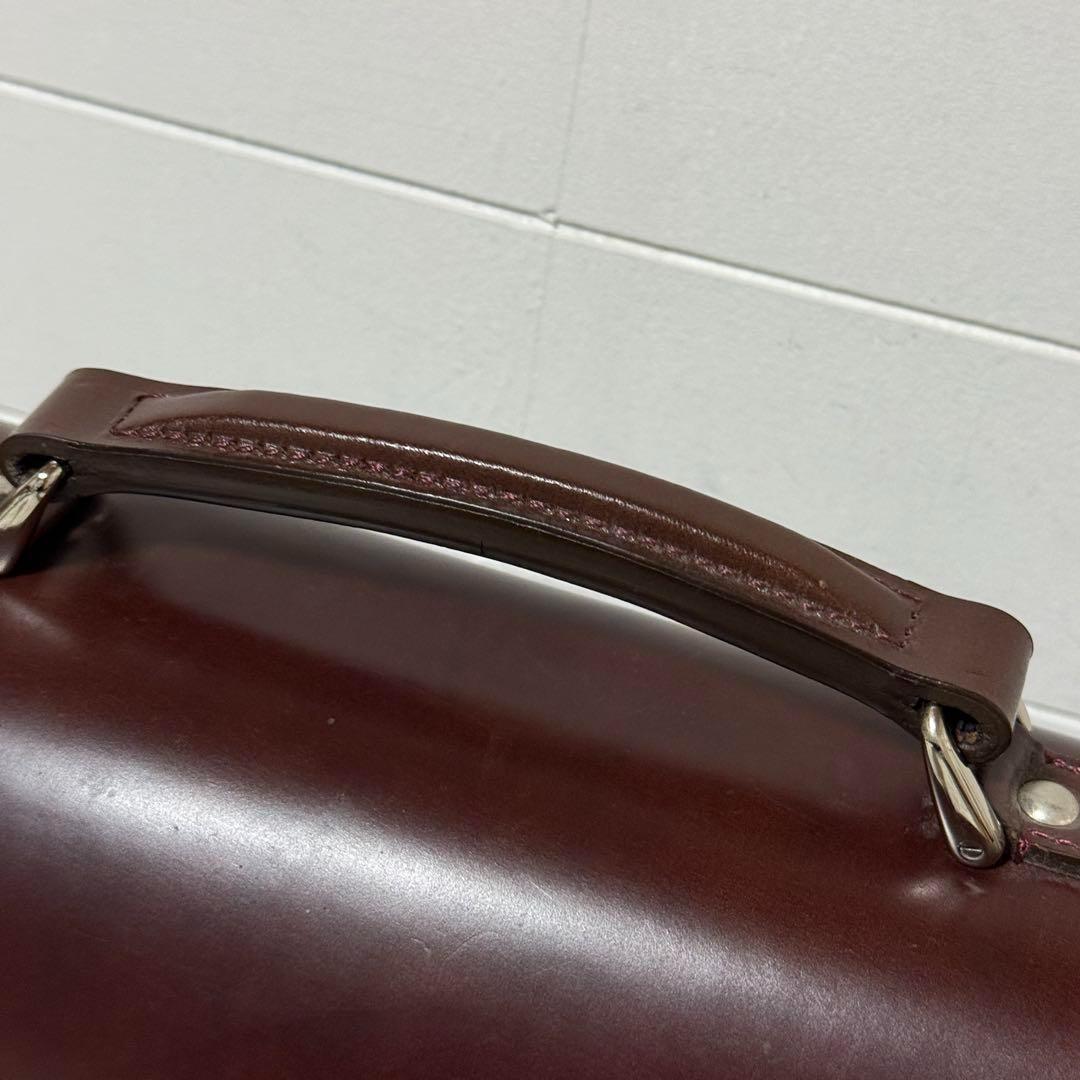 美品✨ソメスサドル　新喜皮革　コードバン　ビジネス　ハンドバッグ　超希少モデル