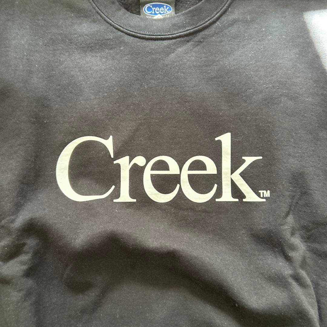Creek ブラック トレーナー Lサイズ