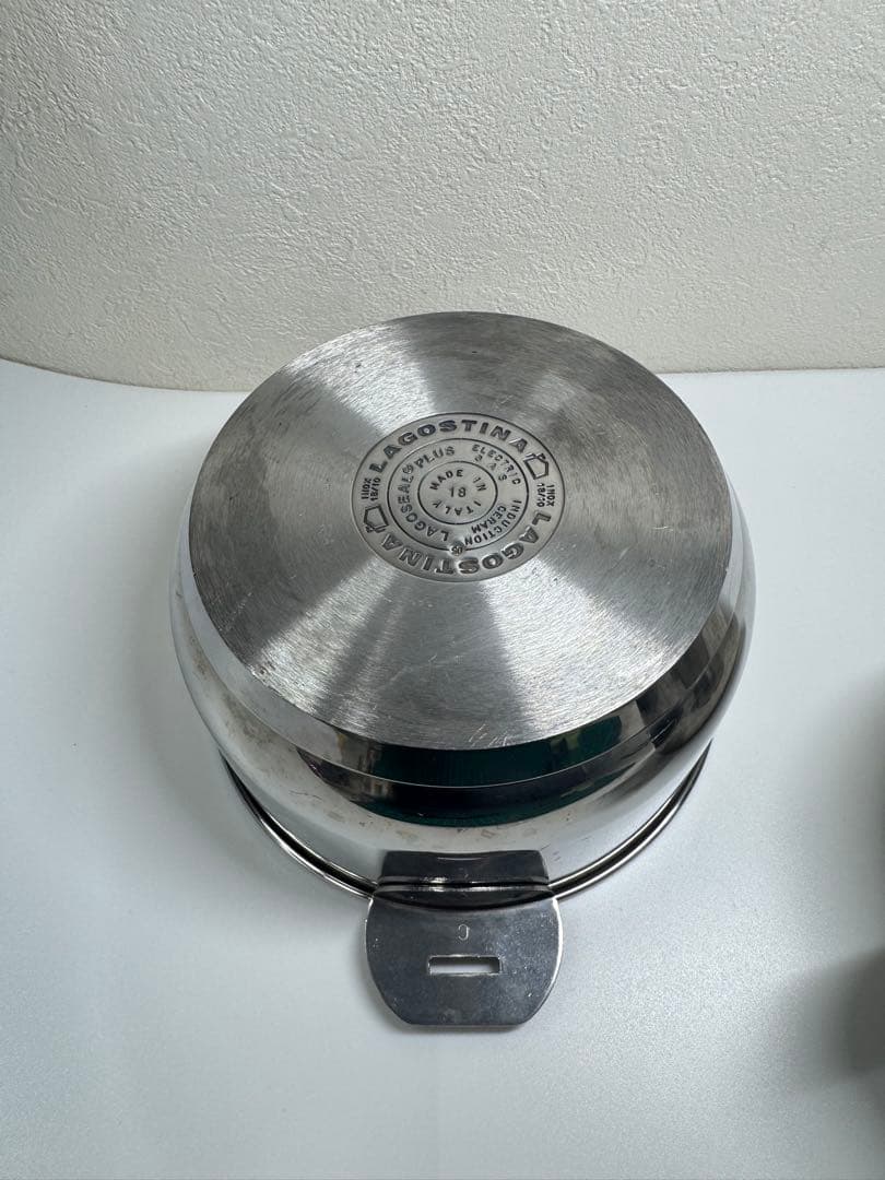 LAGOSTINA ステンレス 両手鍋 3点セット 14•18•20cm