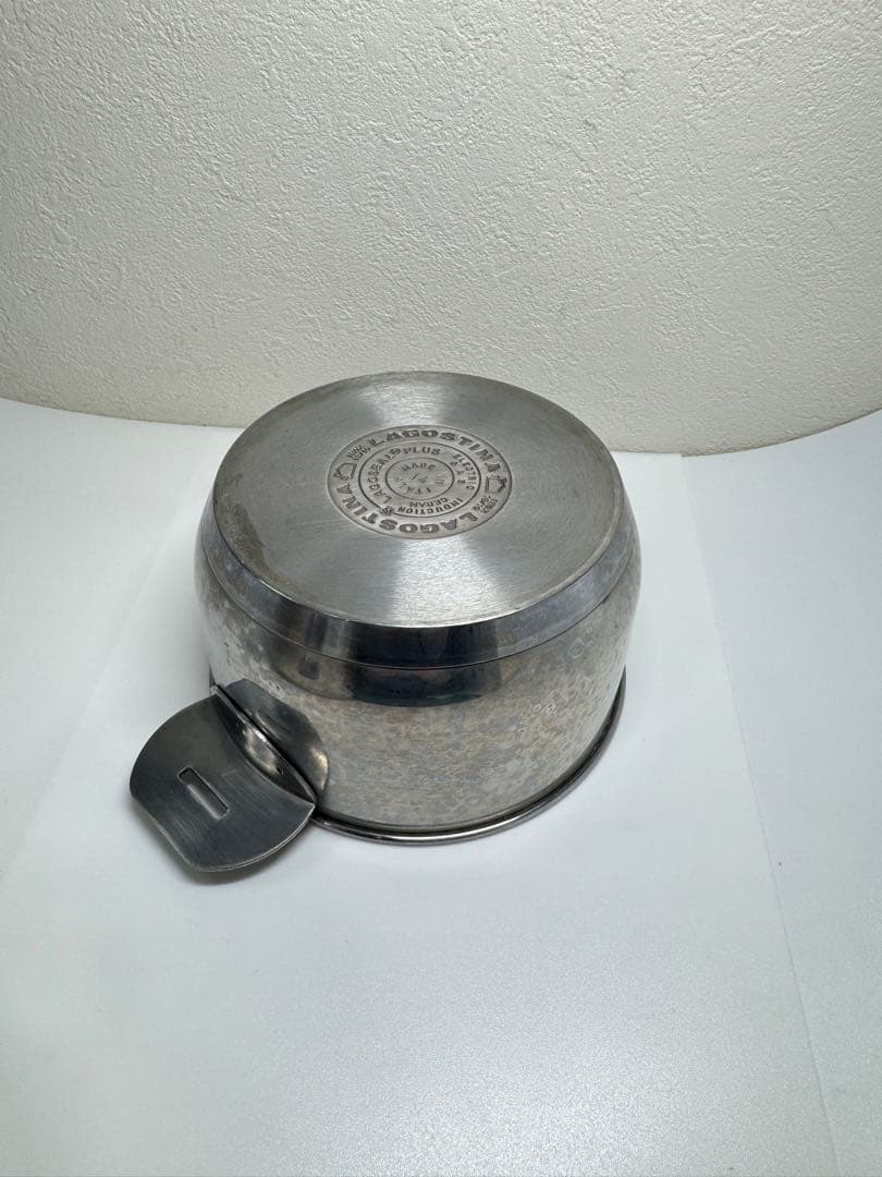 LAGOSTINA ステンレス 両手鍋 3点セット 14•18•20cm