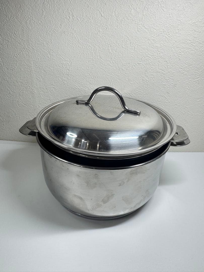 LAGOSTINA ステンレス 両手鍋 3点セット 14•18•20cm