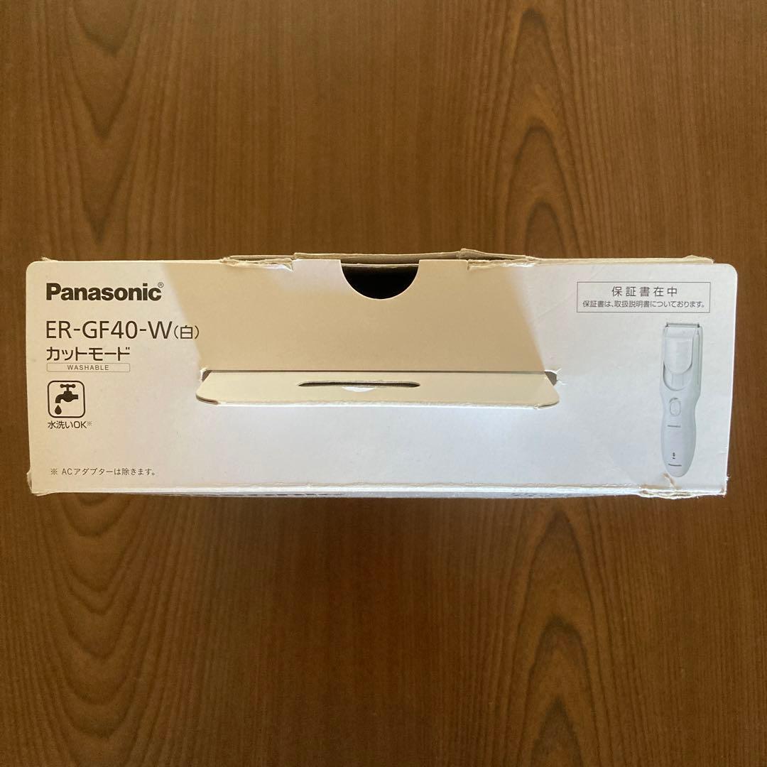 ボディ・フェイスケア Panasonic ER-GF40-W WHITE