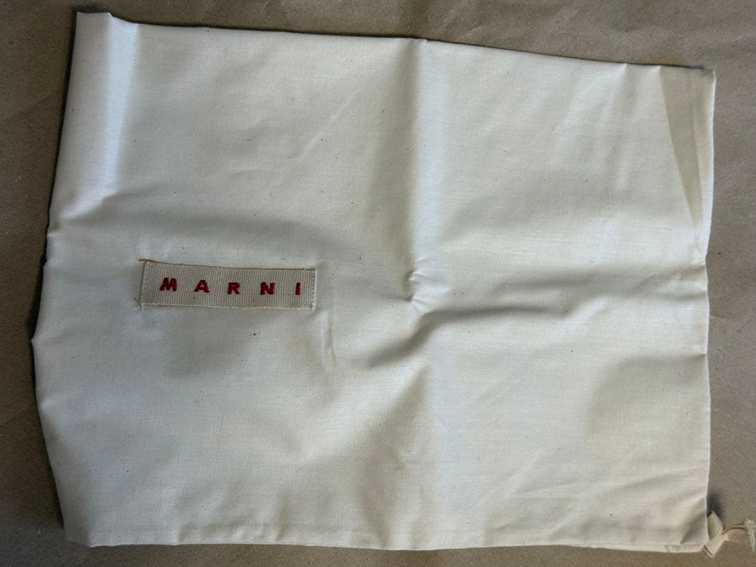 【新品未使用】マルニマーケット MARNI ジャージハンドル ミニバスケット