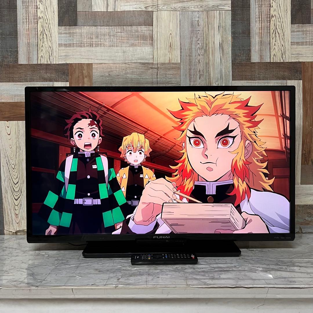 即日受渡❣️全国送料込FUNAI40V型地デジ.BS. CS録画機能搭載テレビ