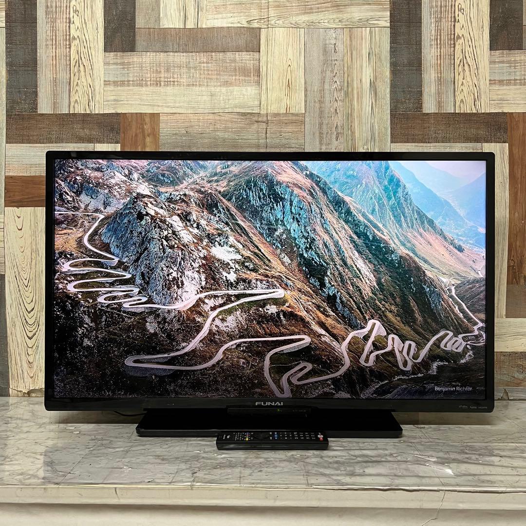 即日受渡❣️全国送料込FUNAI40V型地デジ.BS. CS録画機能搭載テレビ