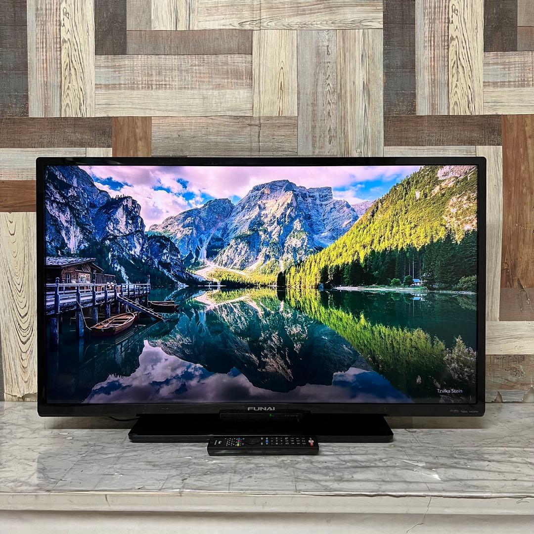 即日受渡❣️全国送料込FUNAI40V型地デジ.BS. CS録画機能搭載テレビ