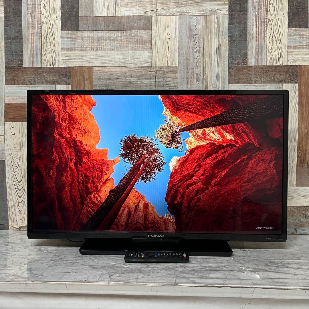 即日受渡❣️全国送料込FUNAI40V型地デジ.BS. CS録画機能搭載テレビ
