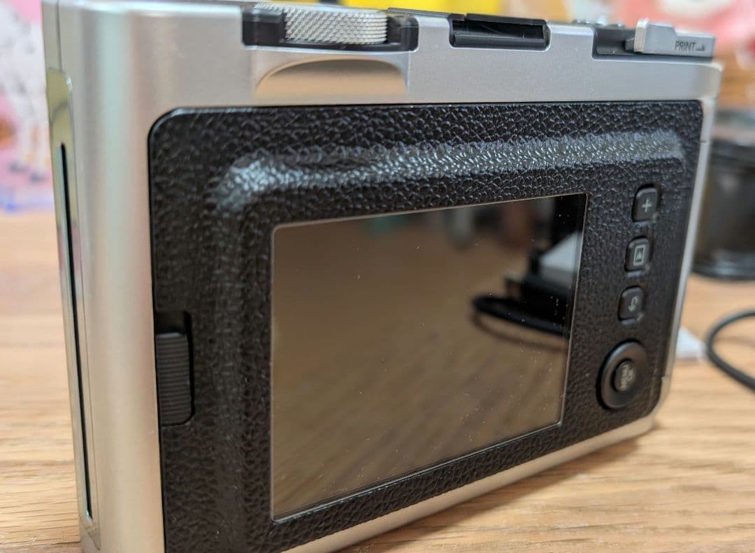 Fujifilm instax mini EVO 純正レザーケース付き