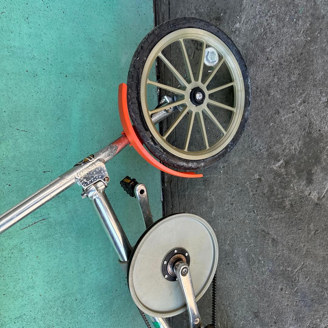 折りたたみ自転車 小径車輪 シルバー