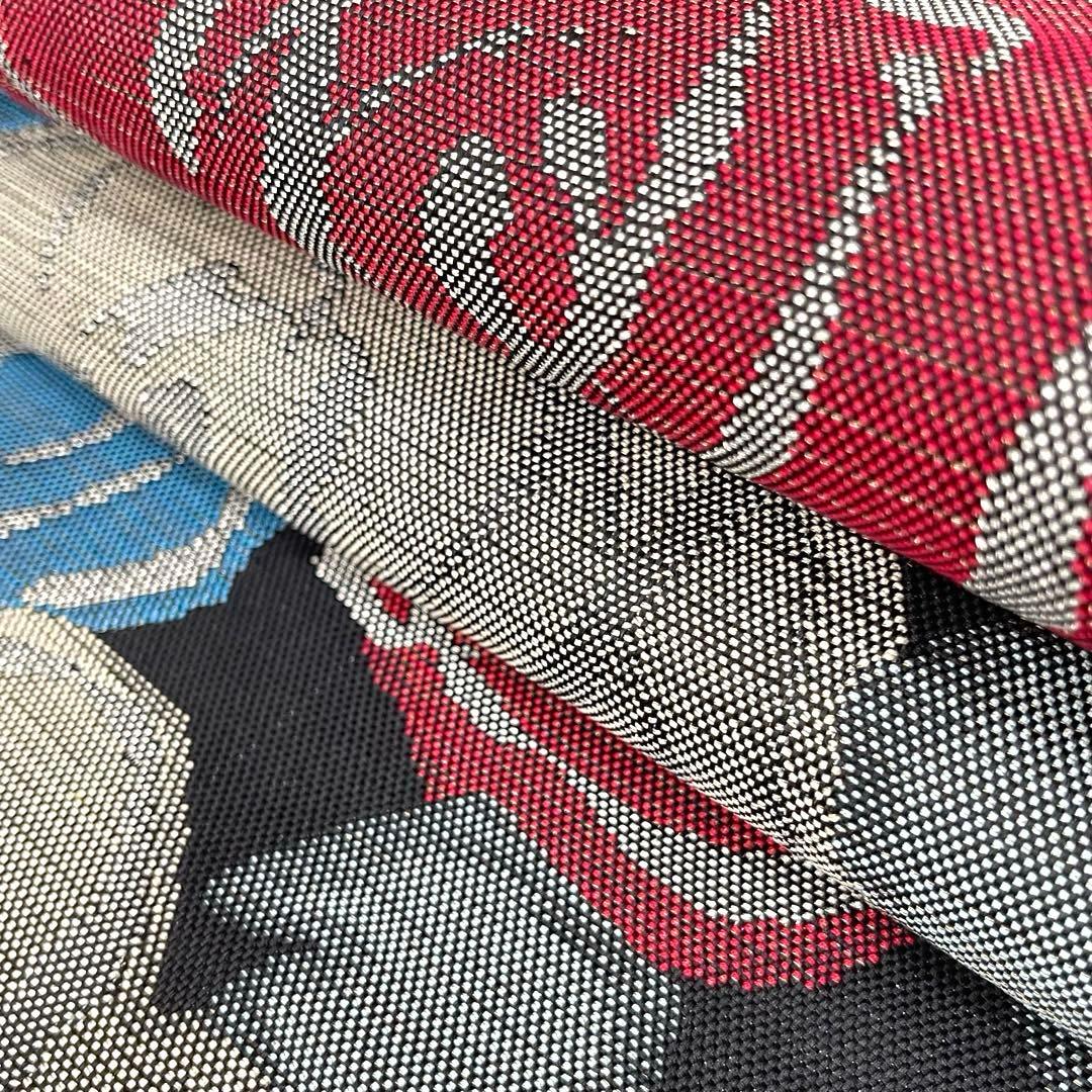 ちゃめいくまです❣️ 【着物と帯 時流】N25566s◆正絹 八寸名古屋帯◆