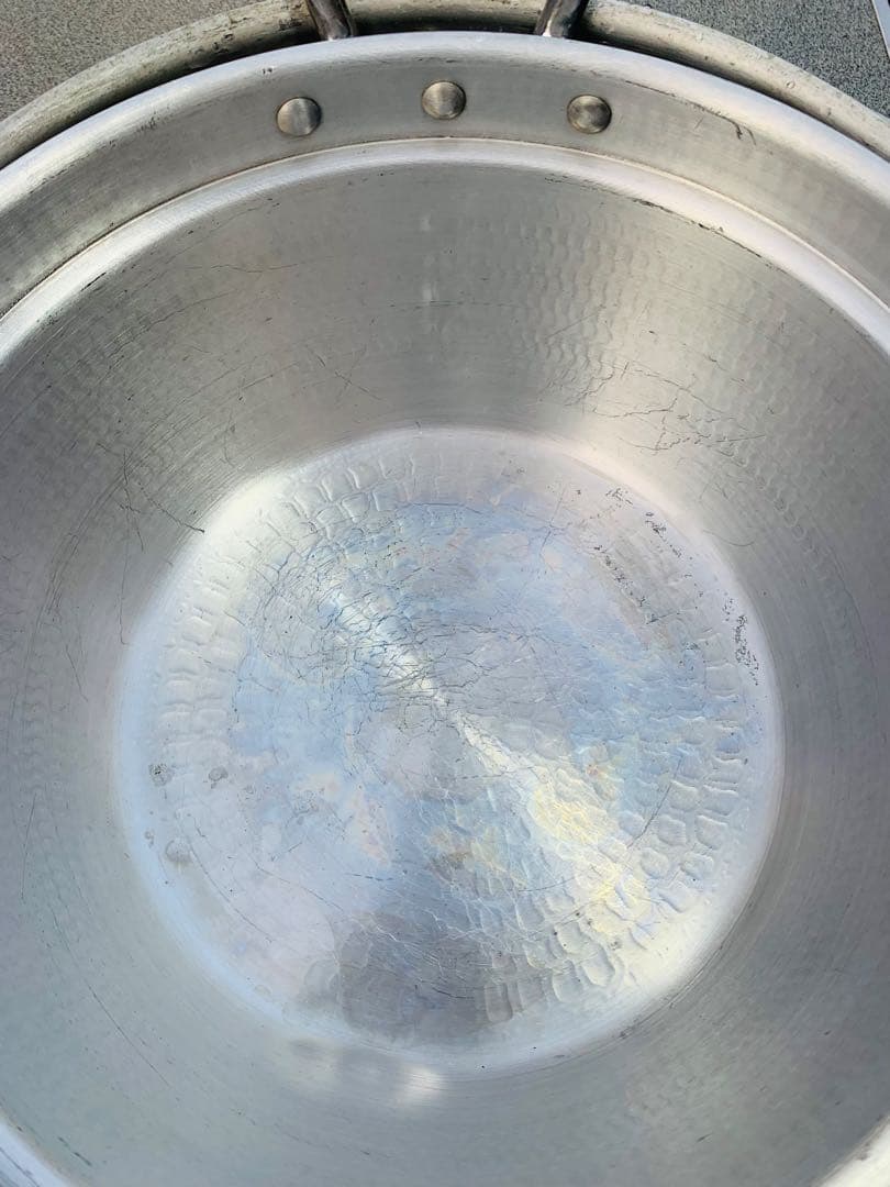 両手打ち出し鍋 3サイズ　3点セット飲食店　業務用　キッチン　鍋　大きい