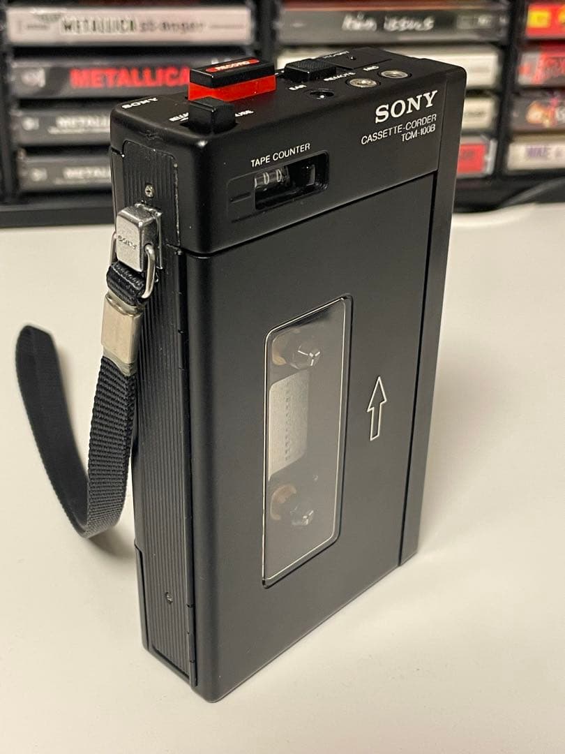 整備品 完動品　SONY TCM-100B ポータブルカセットプレーヤー　ソニー