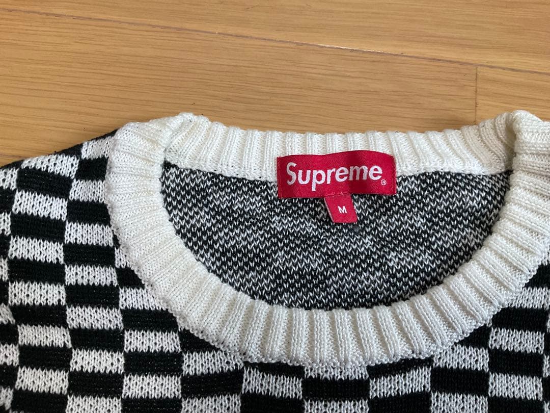 w*d様 Supreme Back Logo Sweater M シュプリーム