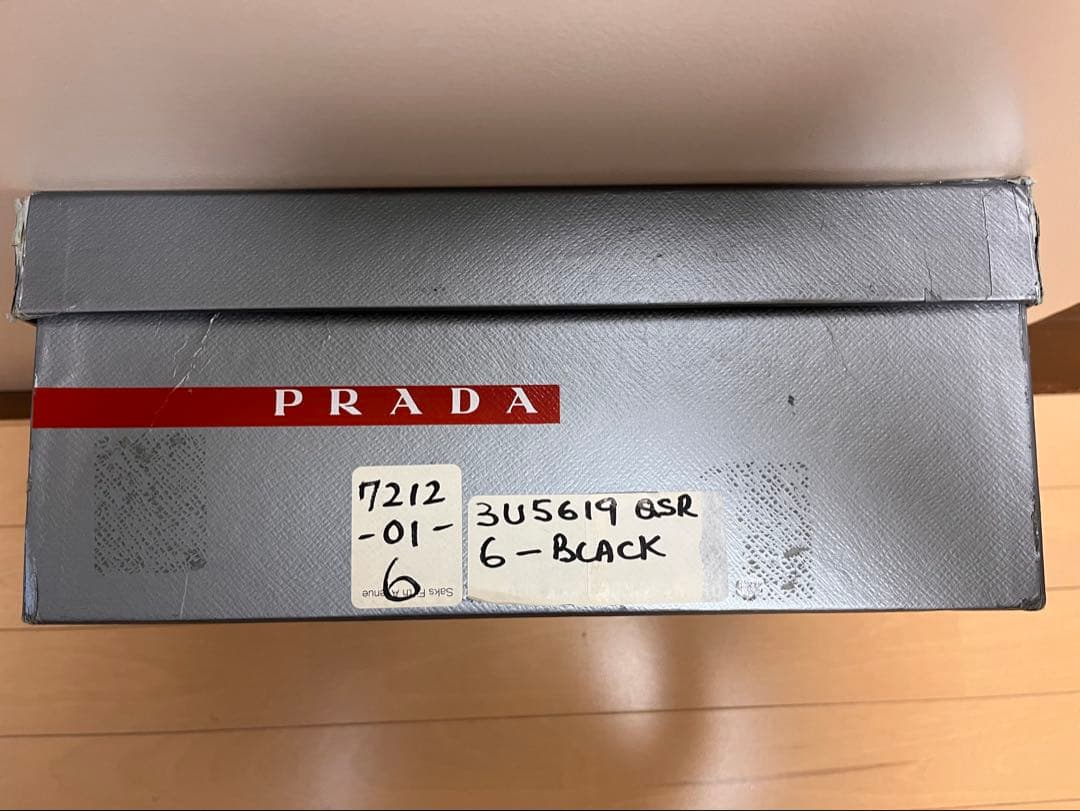 PRADA ブラック レインブーツ