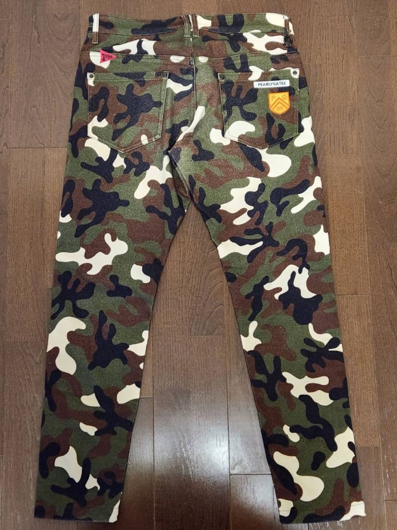 パーリーゲイツ　カモフラパンツ