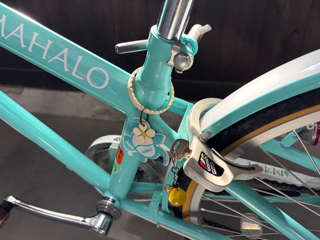 子供用自転車 24インチ マハロ ライトグリーン イオンバイク　maharo
