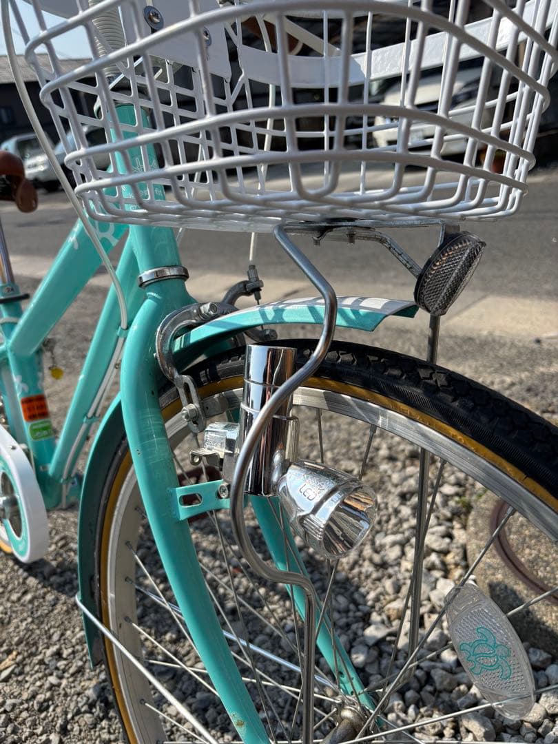 子供用自転車 24インチ マハロ ライトグリーン イオンバイク　maharo