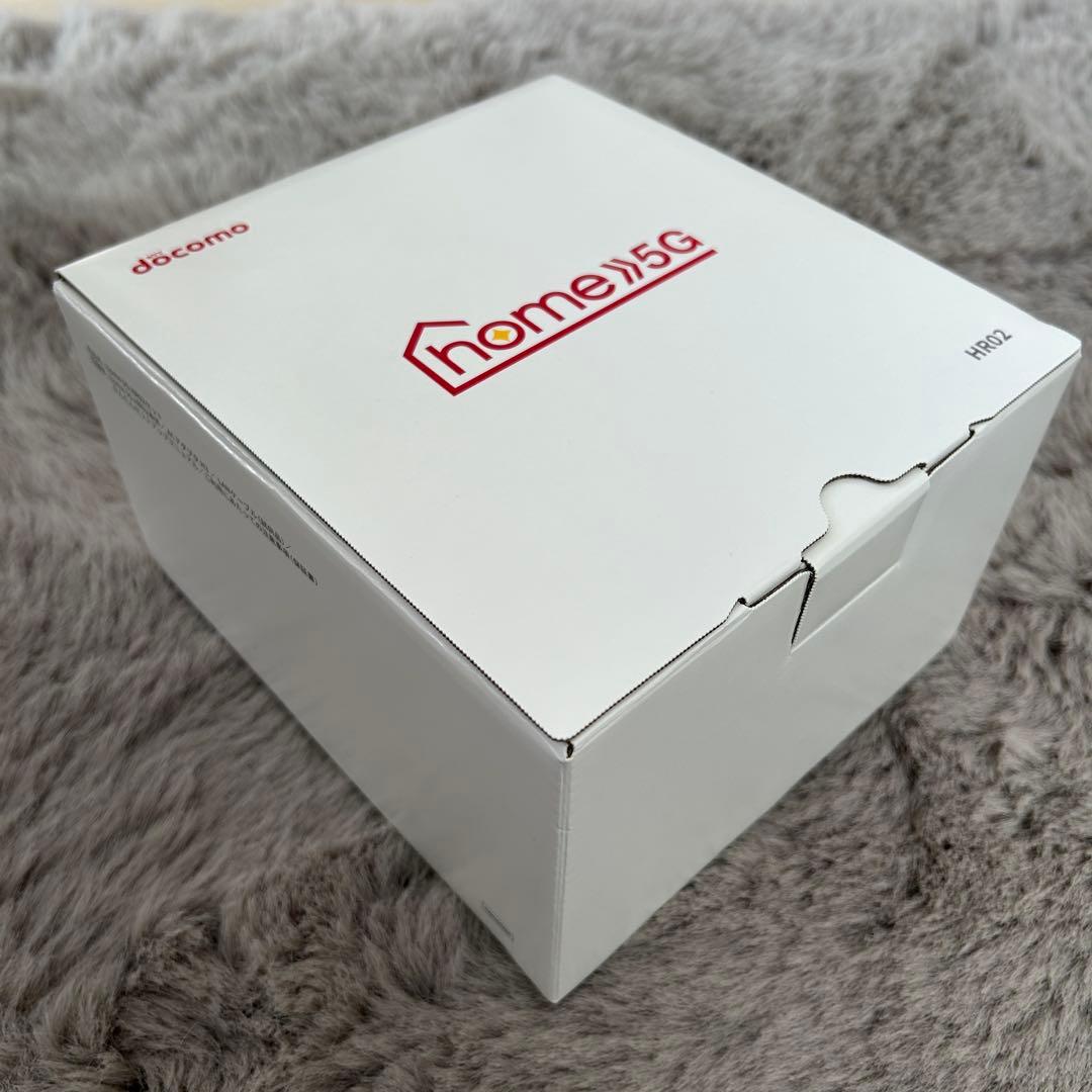 docomo  5G SHARP HR02 Wi-Fiルーター グレー