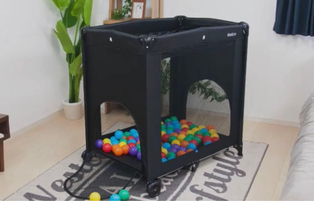 【人気】Nebio ネビオ 折りたたみ プレイヤード スリープミニハイ 袋付き