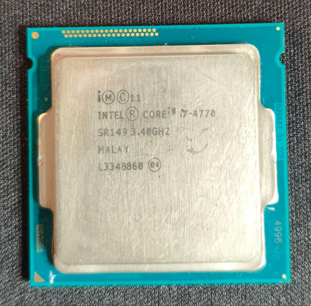 CPU intel CORE i7 4770 3枚