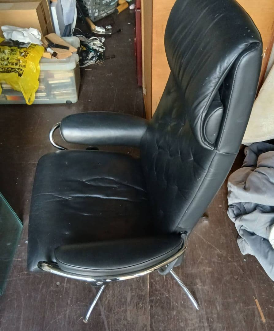 送料無料　エコーネス　ストレスレス　メトロシリーズ　1人掛けソファー＆オットマン